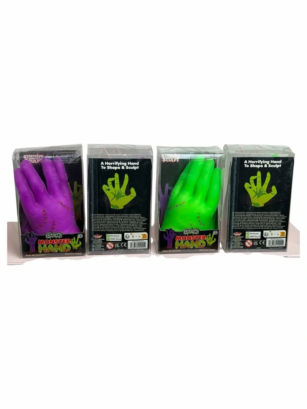 SCRUNCHEMS MONSTER HANDS SQUISHY NWT